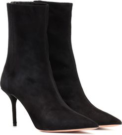 Saint HonorÃ© 85 suede ankle boots