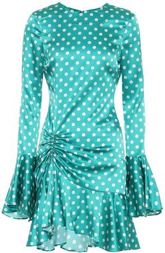 Exclusive to Mytheresa â Monique polka-dot stretch-silk dress