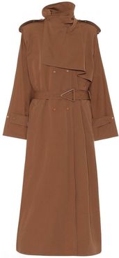 Cotton-blend trench coat