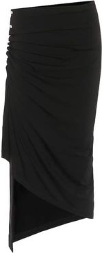 Jersey midi skirt