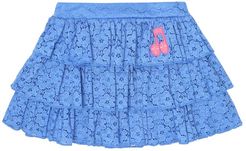 Note cotton-blend lace skirt