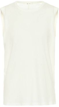 Amerigo cotton-blend tank top