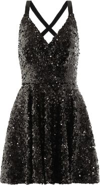 Sequined minidress