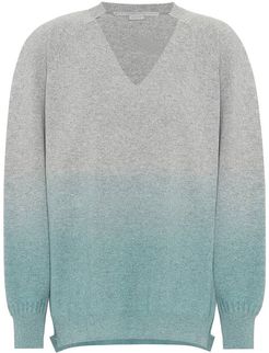 Gradient cashmere-blend sweater