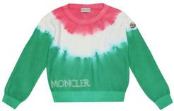 Tie-dye cotton sweater