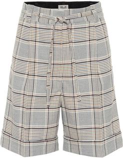 Nouga checked Bermuda shorts