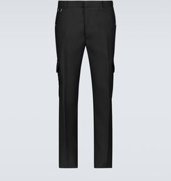 Serge slim-fit wool cargo pants