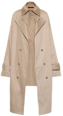 Cotton-twill coat