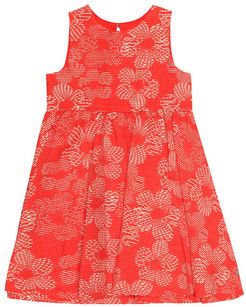 Cotton jacquard dress