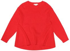 Wool and cotton-blend sweater