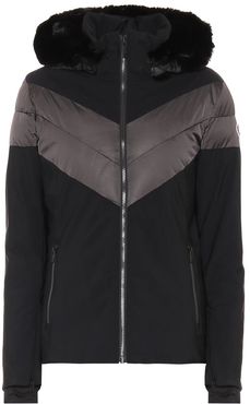 Anne faux fur-trimmed ski jacket