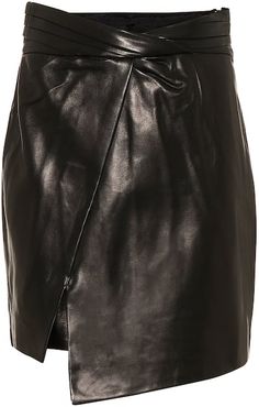 Evie leather miniskirt