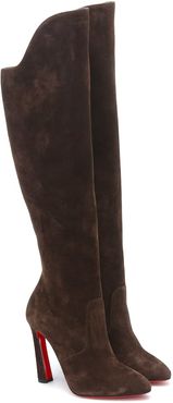 Eleonor Botta 100 suede knee-high boots