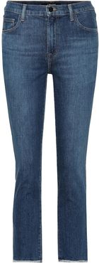 Ruby cropped high-rise jeans