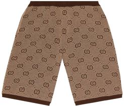 GG wool and cotton shorts