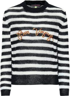 Striped linen sweater