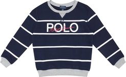 Logo striped cotton sweatshirt