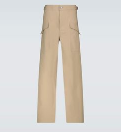 Relaxed-fit cotton pants