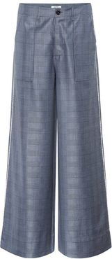 Merkel silk and wool-blend pants