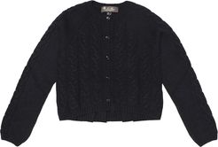 Downy Cables cashmere cardigan