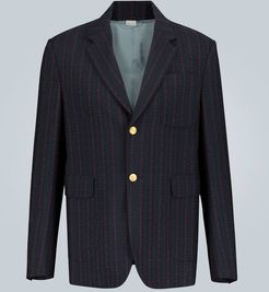 Wool-blend monogram G blazer