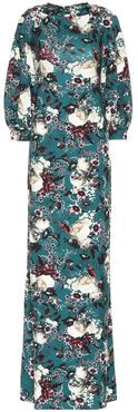 Etheline floral ponte maxi dress