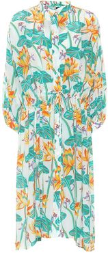 Paula's Ibiza printed silk shirt dress