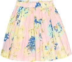 Suzon printed cotton skirt