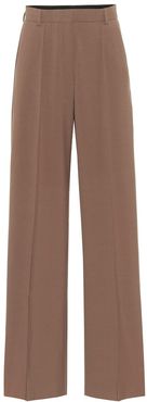 Cleo high-rise cady pants