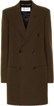 Wool-blend coat