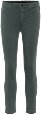 Anja cropped mid-rise skinny jeans