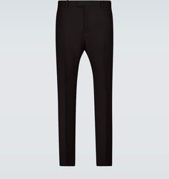 Slim-fit flared formal pants