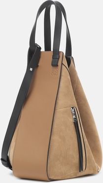 Hammock Large suede and leather shoulder bag