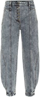 Brodie high-rise tapered jeans