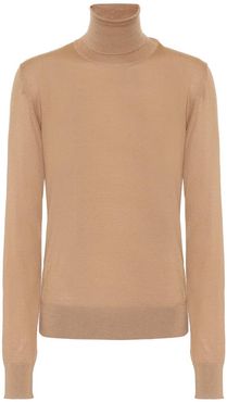 Cashmere and silk sweater