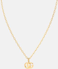 Double G 18kt gold and topaz necklace