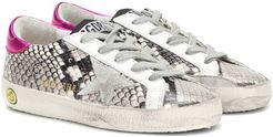 Superstar snake-print sneakers