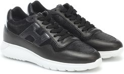 Cube leather sneakers