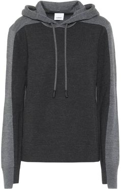 Merino wool-blend hoodie