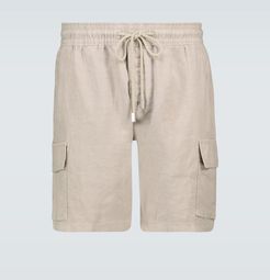 Baie cargo linen shorts