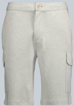 Technical cotton Bermuda shorts