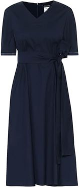 Lea cotton-blend midi dress