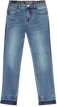 Logo waistband jeans