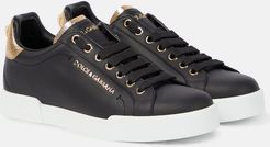 Portofino leather sneakers