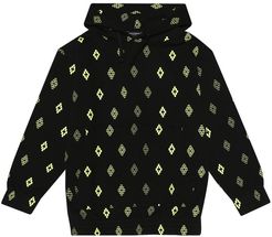 Logo cotton-blend hoodie