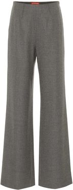 Luther high-rise flared pants