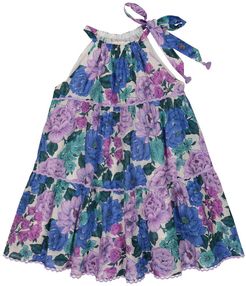 Poppy floral cotton voile dress