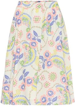 Ravenna floral cotton skirt