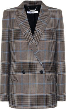 Checked blazer