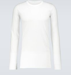 Basic long-sleeved cotton T-shirt